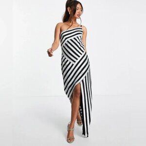 ASOS Design One Shoulder Sequin Dress SMALL